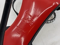 Paar dames sandalen met hakken maat 38, christian louboutin - afbeelding 7 van  9