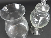 Paar glazen potten - afbeelding 3 van  5