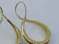 Paar gouden oorbellen, 18 karaats - afbeelding 4 van  10