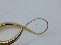 Paar gouden oorbellen, 18 karaats - afbeelding 7 van  10