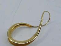 Paar gouden oorbellen, 18 karaats - afbeelding 10 van  10