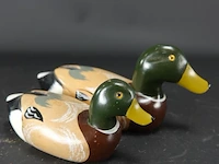 Paar houten eenden - afbeelding 4 van  5