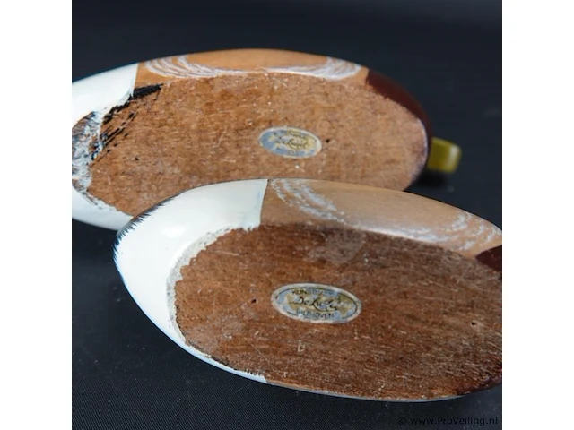 Paar houten eenden - afbeelding 5 van  5
