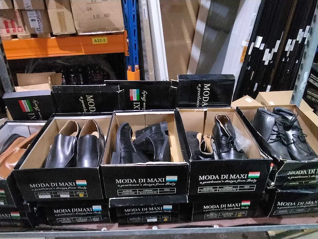 Paar italiaanse lederen heren schoenen. (10x) - afbeelding 4 van  7