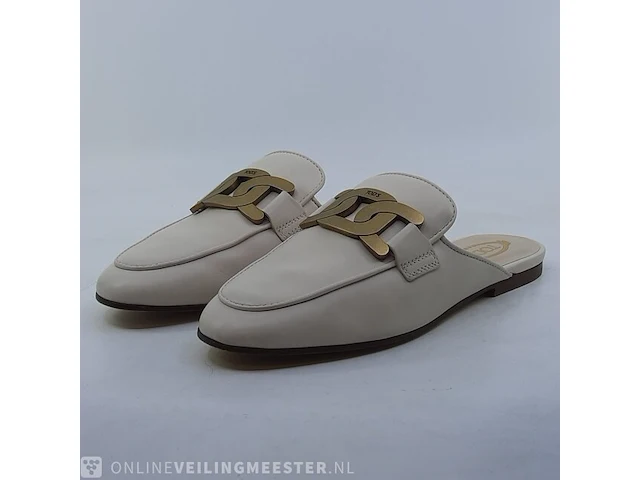 Paar kinder instappers, maat 35 tod's, mules - afbeelding 1 van  12