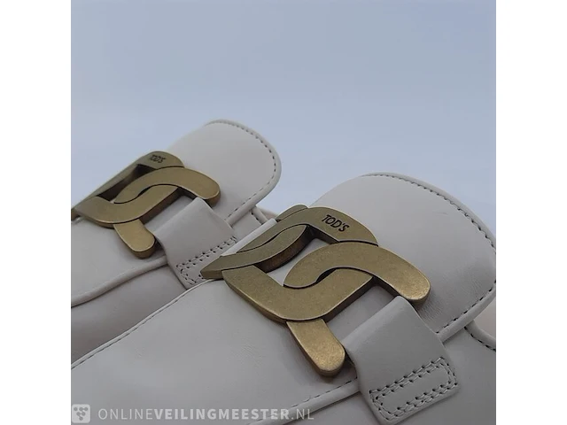 Paar kinder instappers, maat 35 tod's, mules - afbeelding 6 van  12