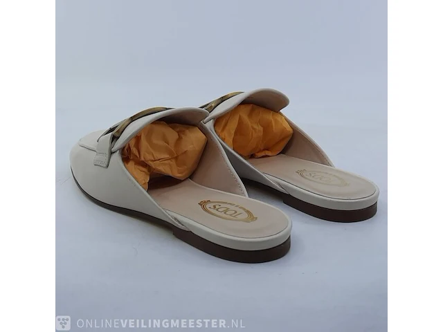 Paar kinder instappers, maat 35 tod's, mules - afbeelding 8 van  12