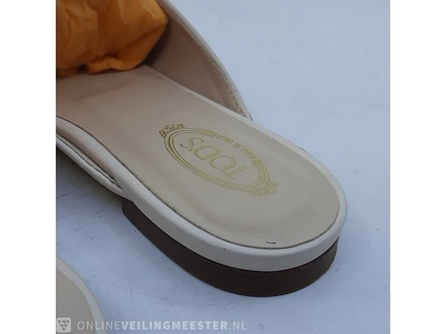 Paar kinder instappers, maat 35 tod's, mules - afbeelding 9 van  12