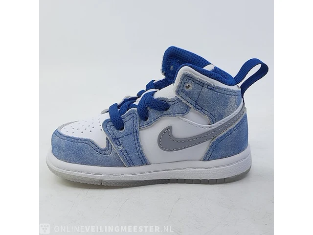 Paar kinder sneakers, maat 21 nike, jordan 1 mid se dr6236-401 - afbeelding 4 van  8
