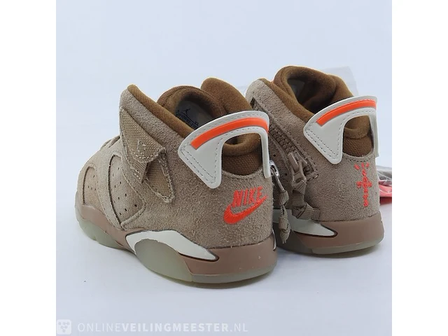 Paar kinder sneakers, maat 25 nike, jordan 6 retro sp - dh0692-200 - afbeelding 10 van  12