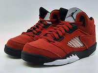 Paar kinder sneakers, maat 31 1/2 nike, jordan 5 retro 440889-600 - afbeelding 1 van  8