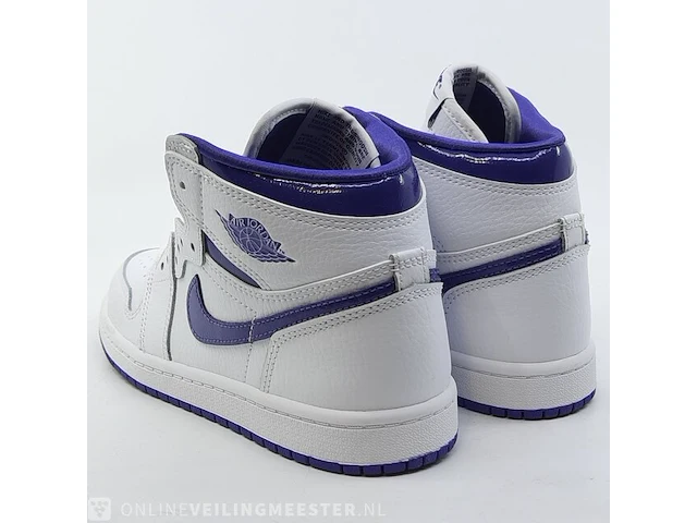 Paar kinder sneakers, maat 33 nike, jordan 1 high og cu0449-151 - afbeelding 5 van  8