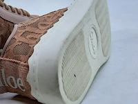 Paar kinder sneakers, maat 35 chloé, lauren lace&leather sneaker - afbeelding 2 van  9