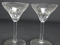 Paar kristallen glazen - afbeelding 2 van  5