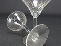 Paar kristallen glazen - afbeelding 5 van  5