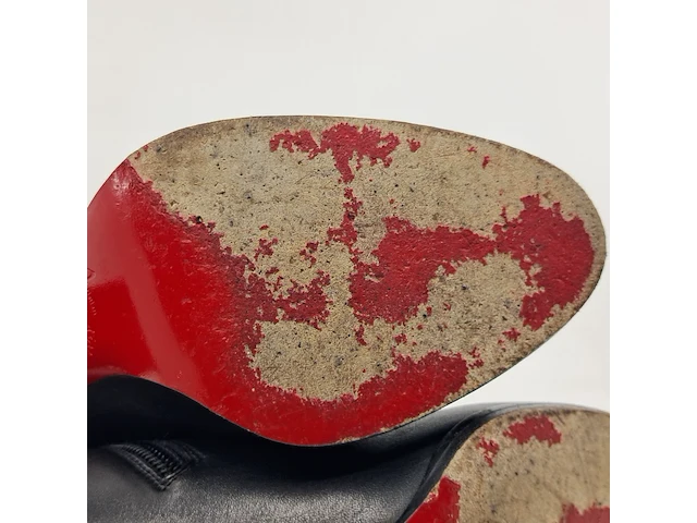 Paar laarzen maat 38, christian louboutin, zwart - afbeelding 4 van  17
