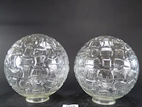 Paar lampen kappen doorvoer 8cm - afbeelding 1 van  5