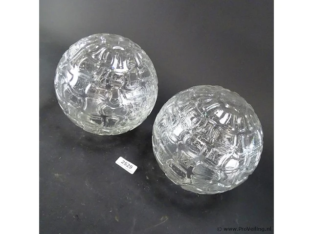 Paar lampen kappen doorvoer 8cm - afbeelding 2 van  5