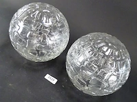 Paar lampen kappen doorvoer 8cm - afbeelding 2 van  5