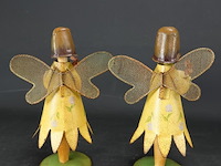 Paar metalen engelen - afbeelding 4 van  5