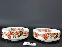 Paar nestbare japans porseleinen kommen - afbeelding 2 van  5