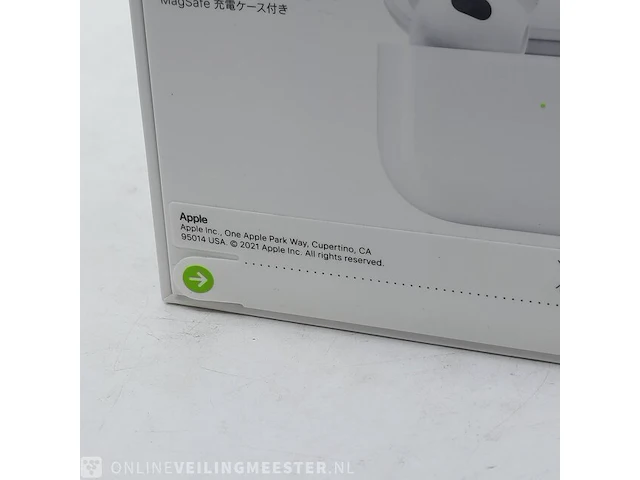 Paar oordopjes apple, airpods a2566 (3rd generation) - afbeelding 5 van  8