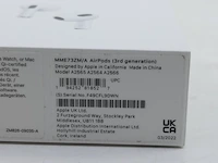 Paar oordopjes apple, airpods a2566 (3rd generation) - afbeelding 8 van  8