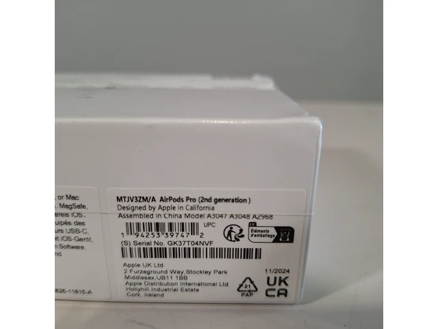 Paar oordopjes, apple, airpods pro a2968 - afbeelding 3 van  5