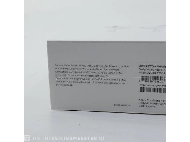 Paar oordopjes apple, airpods pro wireless charging case a2190 - afbeelding 7 van  7