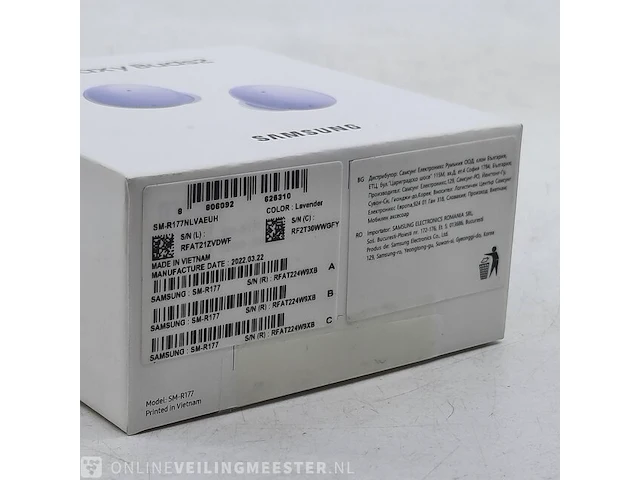 Paar oordopjes samsung, galaxy buds2 sm-r177 - afbeelding 5 van  5