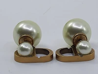Paar oorstekers christian dior - afbeelding 6 van  9