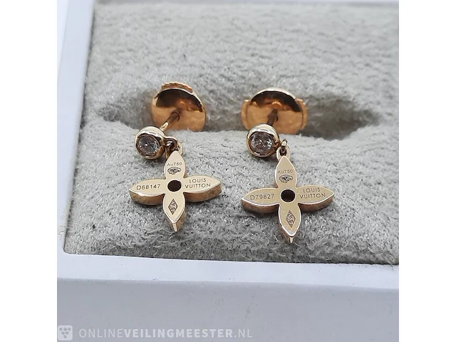 Paar oorstekers louis vuitton - afbeelding 2 van  8