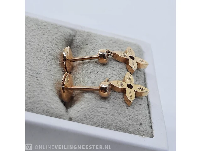 Paar oorstekers louis vuitton - afbeelding 5 van  8
