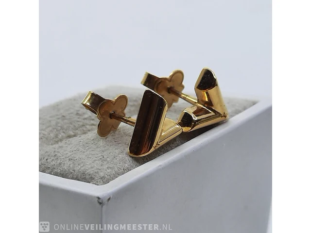 Paar oorstekers louis vuitton - afbeelding 2 van  6