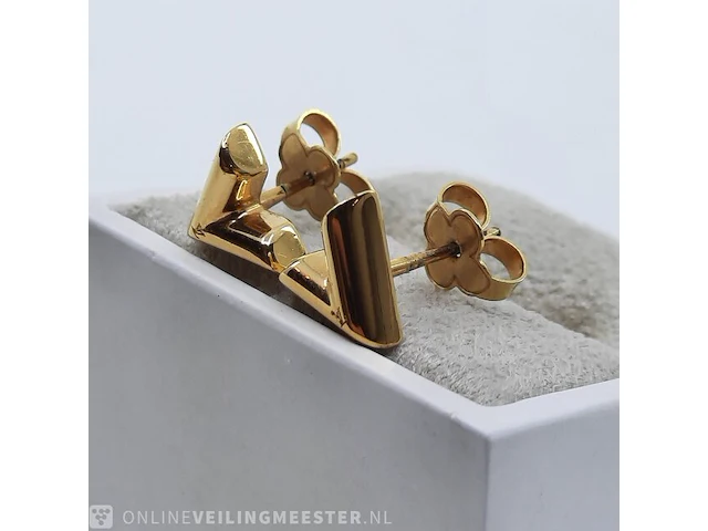 Paar oorstekers louis vuitton - afbeelding 3 van  6