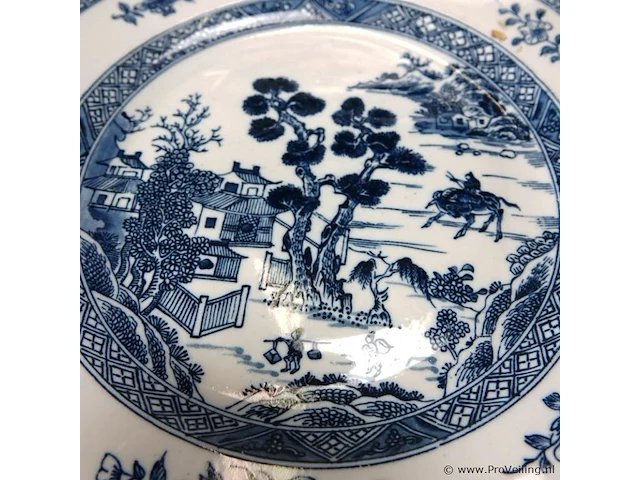 Paar oude chinese borden - afbeelding 4 van  5