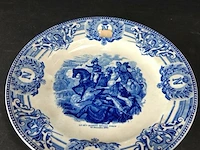 Paar oude porseleinen borden - afbeelding 2 van  5
