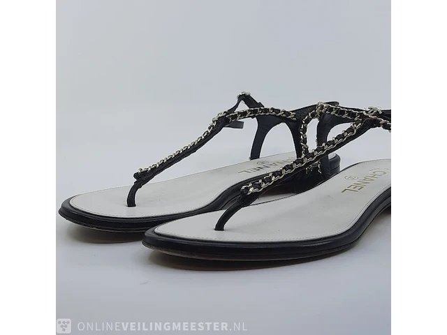Paar sandalen, maat 37 1/2c chanel - afbeelding 5 van  12