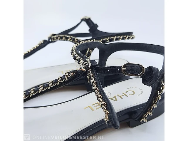 Paar sandalen, maat 37 1/2c chanel - afbeelding 7 van  12