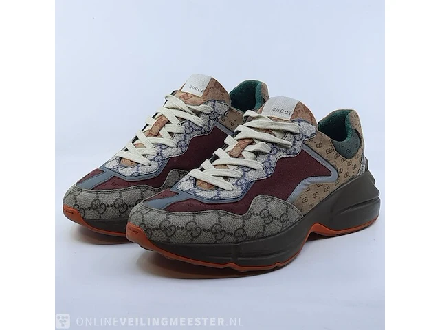 Paar schoenen gucci, gg rhython - afbeelding 3 van  10