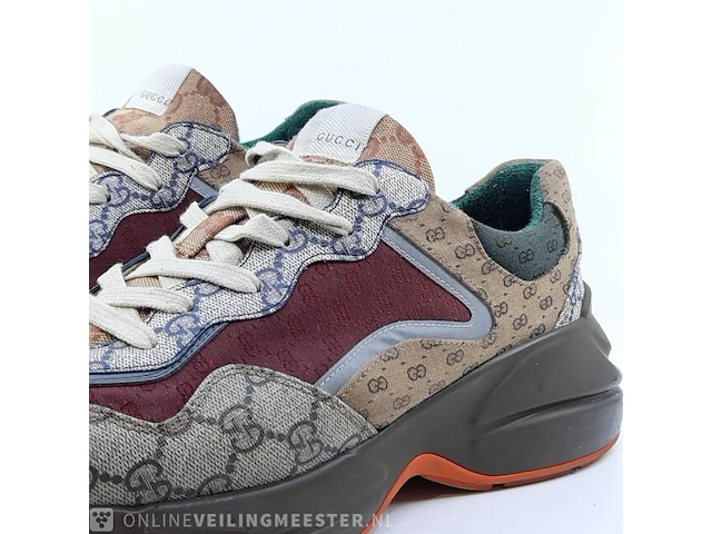 Paar schoenen gucci, gg rhython - afbeelding 5 van  10