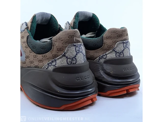 Paar schoenen gucci, gg rhython - afbeelding 8 van  10
