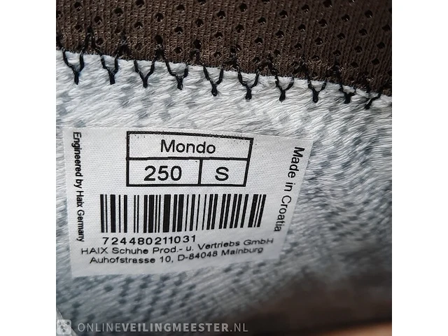 Paar schoenen, maat 250s haix, mondo - afbeelding 6 van  7