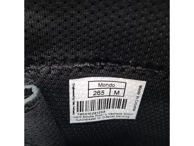 Paar schoenen, maat 265m, haix, mondo - afbeelding 7 van  7