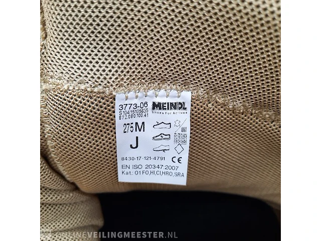 Paar schoenen, maat 275m meindl, 3773-06 - afbeelding 6 van  7