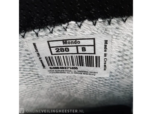 Paar schoenen, maat 280b haix, mondo - afbeelding 6 van  7