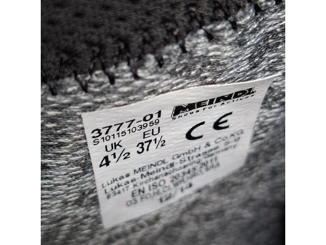 Paar schoenen, maat 37 1/2, meindl, 3777-01 - afbeelding 6 van  6