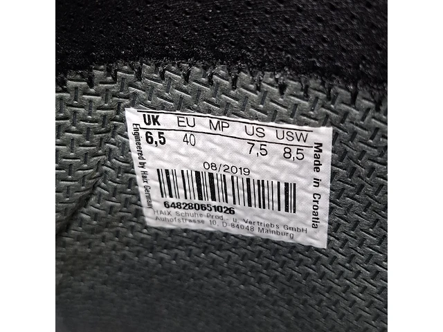 Paar schoenen, maat 40, haix, 648280651026 - afbeelding 2 van  11