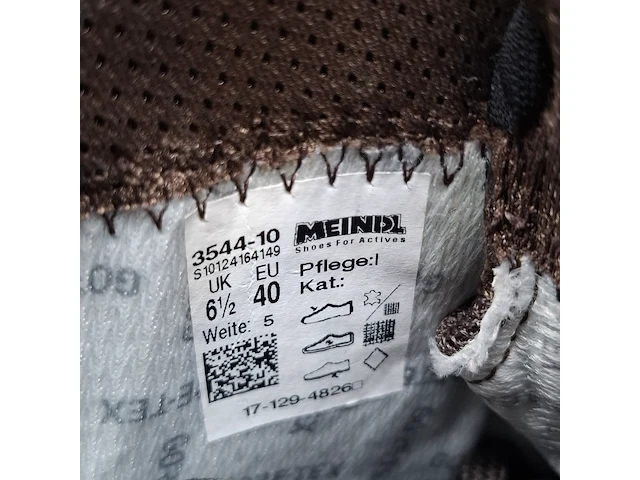 Paar schoenen, maat 40, meindl - afbeelding 7 van  7