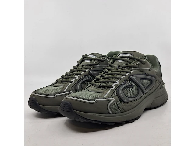 Paar schoenen, maat 41, christian dior, b30 microfiber mesh, kaki - afbeelding 1 van  8